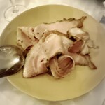 トラットリア ダル・ビルバンテ・ジョコンド - 沖田黒豚のアリッチャ風ポルケッタ