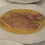 トラットリア ダル・ビルバンテ・ジョコンド - 仔牛のローマ風ソテー サルティンボッカ