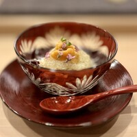 鮨 大門 - 魚津産 本楚蟹 雲丹と蟹味噌のジュレ