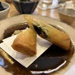 鮨結う遥 - ホタルイカの春巻き