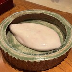 日本料理 別府 廣門 - 虎河豚白子（大分県佐伯梶寄産）