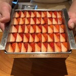 日本料理 別府 廣門 - 苺ゼリー＆苺羹