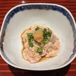 日本料理 別府 廣門 - 馬面剥 馬面剥の肝ポン酢