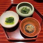 日本料理 別府 廣門 - 山菜3点盛