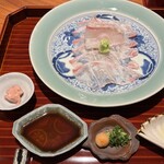 日本料理 別府 廣門 - 石鯛（背身 炙り腹身 肝）