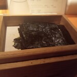 乙女寿司 - 温かい海苔