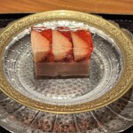 日本料理 別府 廣門 - 苺ゼリー＆苺羹