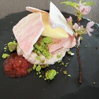 KOST - 桜のデザート　SAKURA甘酒アイス　綺麗だけど栗の方が好き