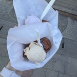 なかゆくい商店 - 紅芋ぱんびんアイス 黒糖