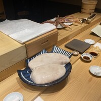 鮨処 池上 - 虎河豚の白子