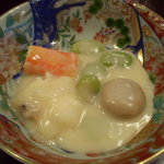 天祥 - 伊勢海老とタラバ蟹脚の柚子胡椒クリーム