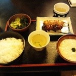 茅場町鳥徳 - トロロ定食　850円