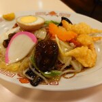 味の古久家 - 五目焼きそば裏側