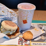 マクドナルド - 料理写真:てりたまマフィンセット(620円→モバイルオーダーで570円)2025年3月