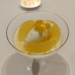 La Vallee d'Or - アールグレイのブランマンジェ、ヨーグルトのソルベ