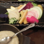 クロフネ - 彩り野菜バーニャカウダ