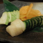 クロフネ - 漬物盛り合わせ