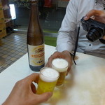 Taikouken - 瓶ビールで乾杯