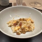 徳ㇵ本也 - ❸からすみチャーハン（相方のみ）その他❹すっぽん雑炊もご用意してくださいました（写真撮り忘れました）。からすみもたっぷりです。最後まで楽しませてくださる心意気に感謝いたします。