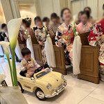 ザ・リッツ・カールトン大阪 - 指輪を届ける、新郎の甥っ子ちゃん（２歳）