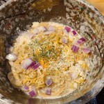 鯛そば のり - 和え玉de鯛ボナーラ450円