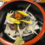 鯛そば のり - 黒ゴマ回線丼ミニ550円