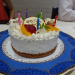 トゥ・ラ・ジョア - 2014.07　須本シェフお手製の、バースデーケーキ♡