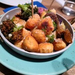 ビストロ ドゥーブルオーンズ - 揚げニョッキと旬野菜のフリット