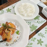 落合ハーブ園 カフェ 伊豆月ヶ瀬店 - 鳥の香草焼き