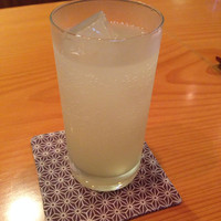 日本料理 たかむら - しょうが酒 炭酸割り（600円）