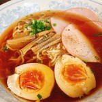 まぶち - 半熟卵は味玉で旨い