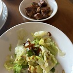 香港麺 新記 - レタスのオイスターソースがけ（仮）