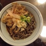 式部の庵 - おろしそば 太麺 大盛 おろしは辛味大根です