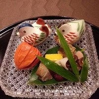 北新地 湯木 新店 - 先付け