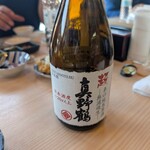 魚と肴 とおるの台所 - 真野鶴超辛口純米原酒無ろ過生