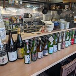 魚と肴 とおるの台所 - 試飲会に用意された日本酒