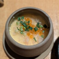 神楽坂 てっぱんや - いくらと蟹あんかけの玉地蒸し