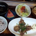 Burama Sore - 鳥もも竜田揚げ定食