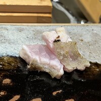 鮨料理 一高 - アラの炭火炙り