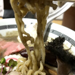 煮干しのビリー - 木嶋製麺所　中太ちぢれ麺