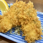 えいすけ - トッピング牡蠣フライ 2個 620円
