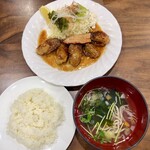 えいすけ - 牡蠣バター定食 1,700円