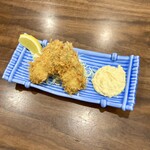 えいすけ - トッピング牡蠣フライ 2個 620円