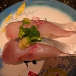 金沢まいもん寿司 - 真あじ