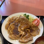 萬来軒 - 豚肉生姜焼き('25/03/23)