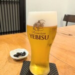 国分寺そば - 生ビール