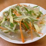 台湾料理 ふじ苑 - キュウリと太い春雨の和え 550円