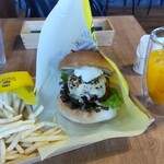 cafe & restrant izana - 淡路島炙りチーズバーガーセット