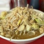 ラーメン二郎 - ■小ラーメン豚二枚＋ウズラ¥990