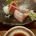 鶴屋 - 鰆と中トロのお造り